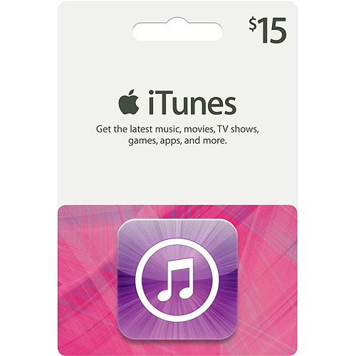 iTunes $15