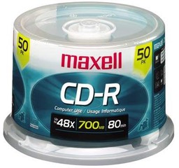 maxell cd-r 50pack 400